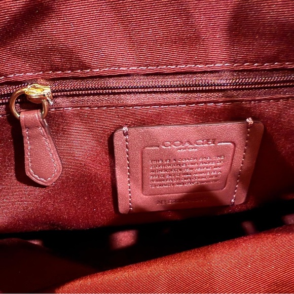 COACH Remi Satchel - Red brand new - Picture 6 of 16